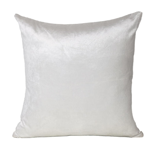 18" X 18" White Cotton Zippered Pillow-0
